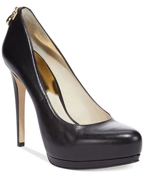 michael kors pumps hamilton pump schwarz|michael kors heel pumps.